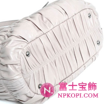 プラダ（PRADA）NAPPA GAUFRE`　レディース2wayトートバッグ　ライトグレー　BN1789-QRD-D32 